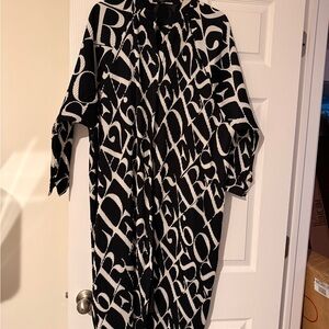 Beulah Monochrome Patterned Overjacket